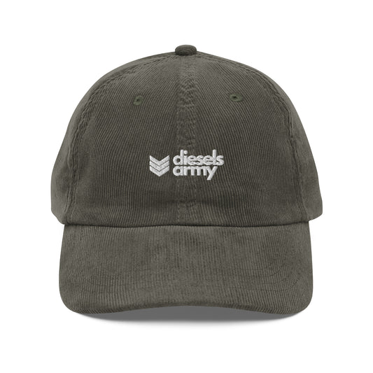 LEGACY Vintage corduroy cap - Olive